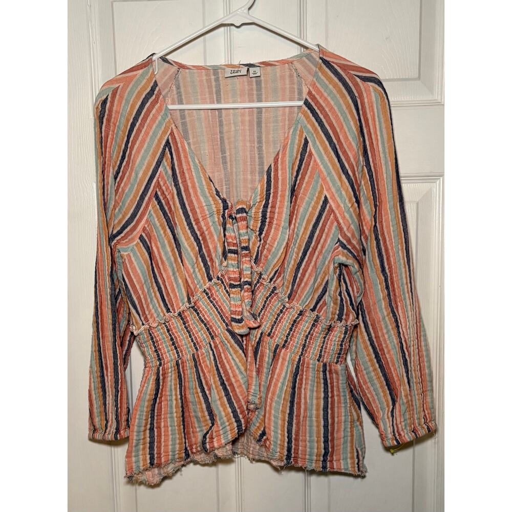 True Craft striped women’s‎ top size 2X